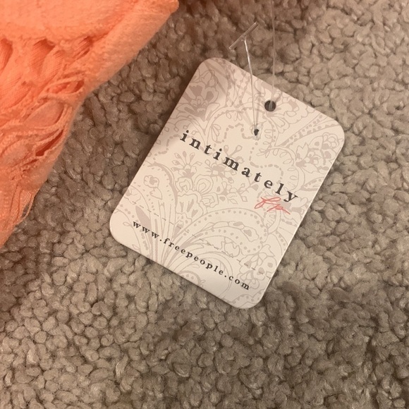 Free People Adella Crochet Floral Lace Ruffle Hem Dress - Picture 3 of 5